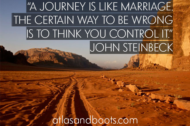 A journey is like marriage... inspirational travel quotes