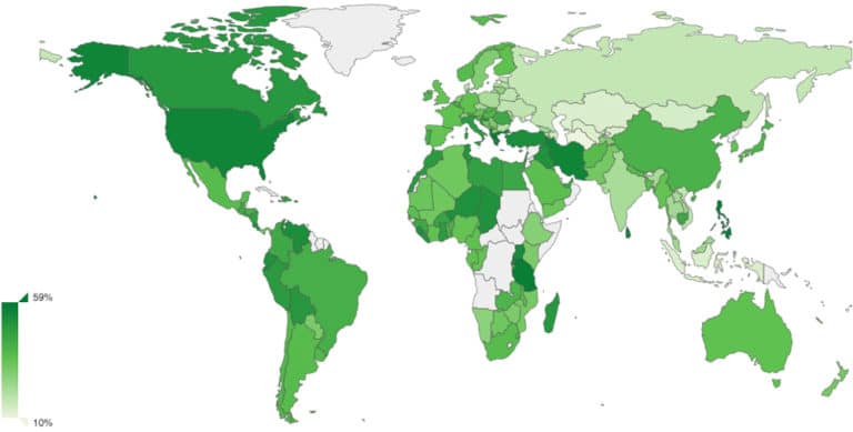 Most stressed countries in the world - Atlas & Boots