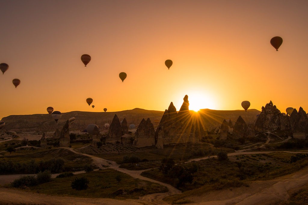 Capadoccia balloon ride sunrise 1