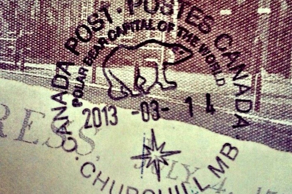 novelty passport stamp