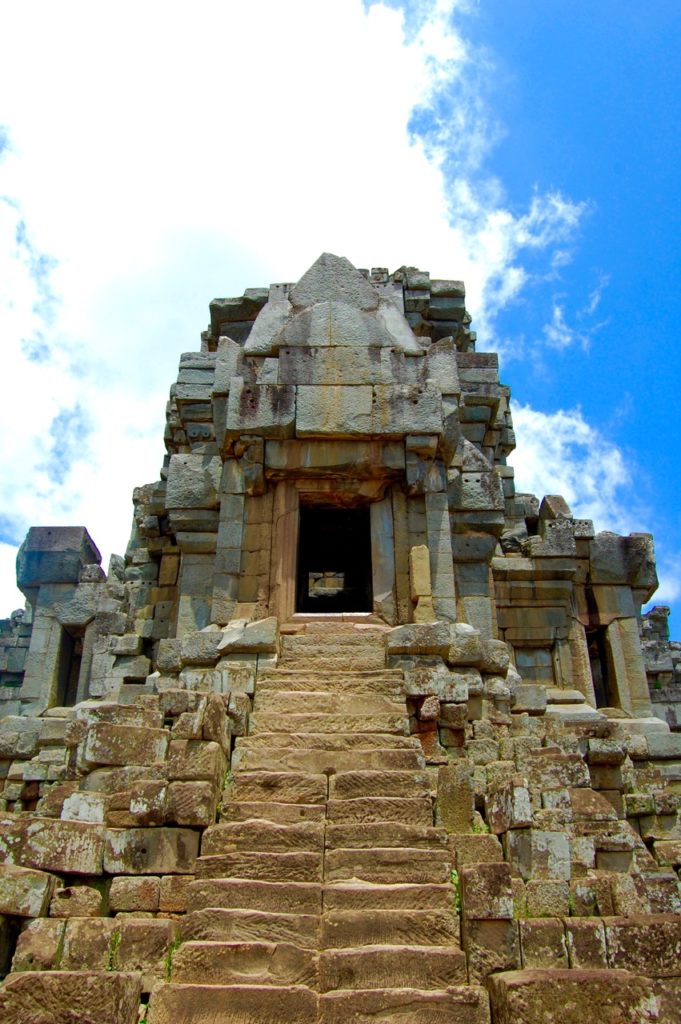 best time to visit Angkor Wat: stairs