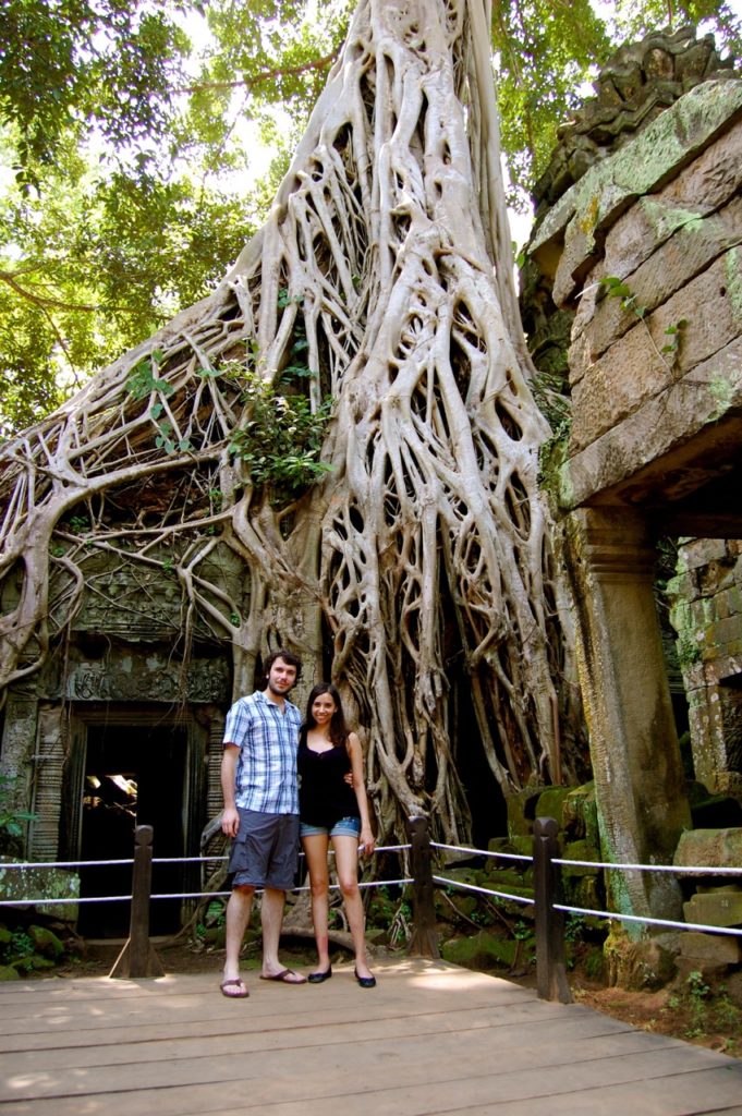 best time to visit Angkor Wat: Kia and Peter