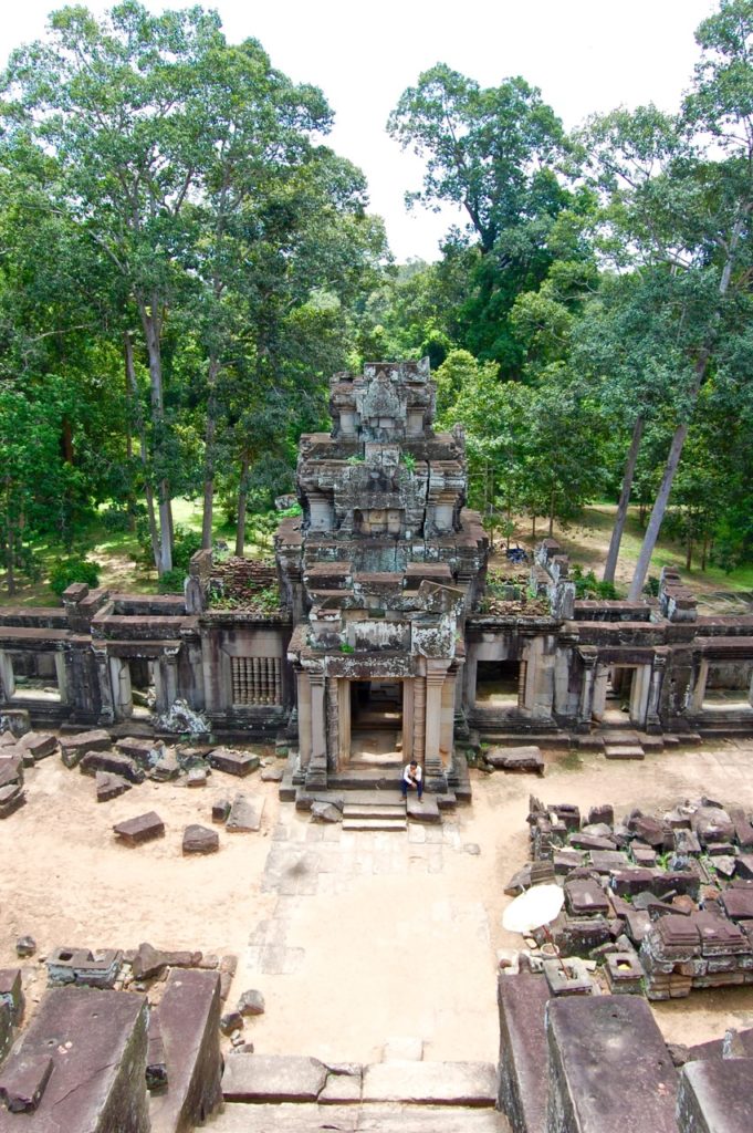 best time to visit Angkor Wat: aerial view