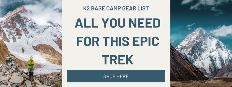 K2 base camp kit list banner