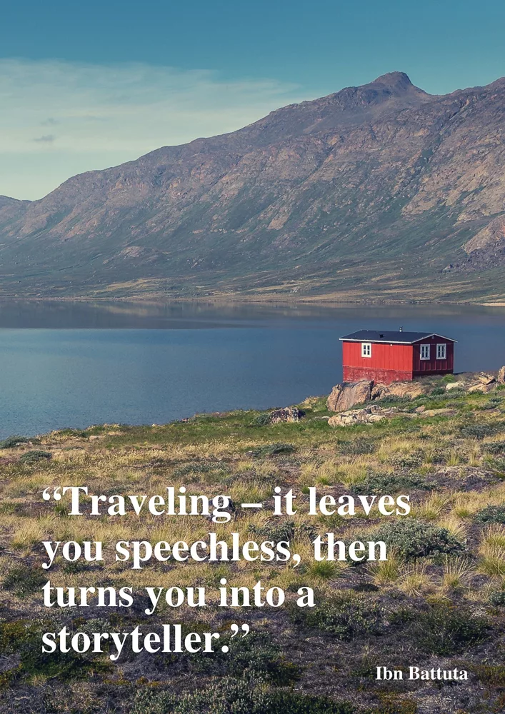 Travelling can leave you speechless
