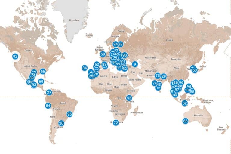 Ranked 100 best cities for digital nomads Atlas & Boots