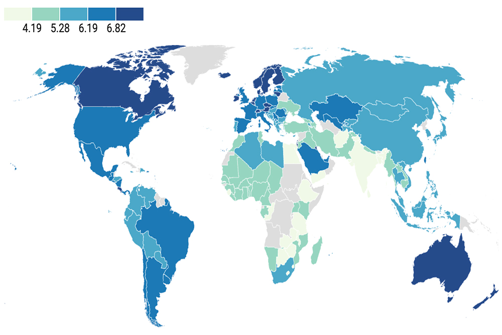 Ranked: happiest countries in the world 2024 | Atlas & Boots