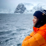 Kia looks out across the Drake Passage