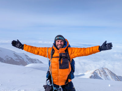 Peter on the summit of Denali