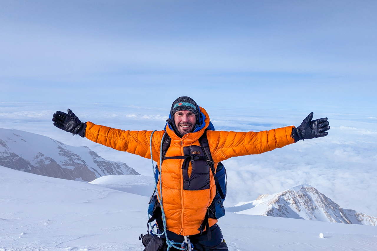 Peter on the summit of Denali