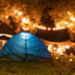 Campsite flooded with fairlights