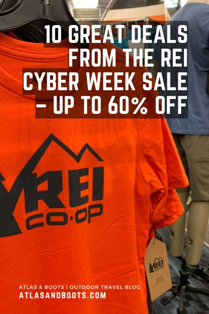 REI Cyber Week sale Pinterest pin