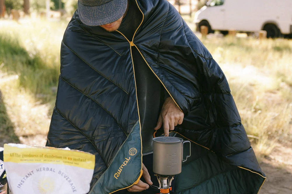 The Rumpl Original Puffy blanket is one of the best Christmas gifts for campers