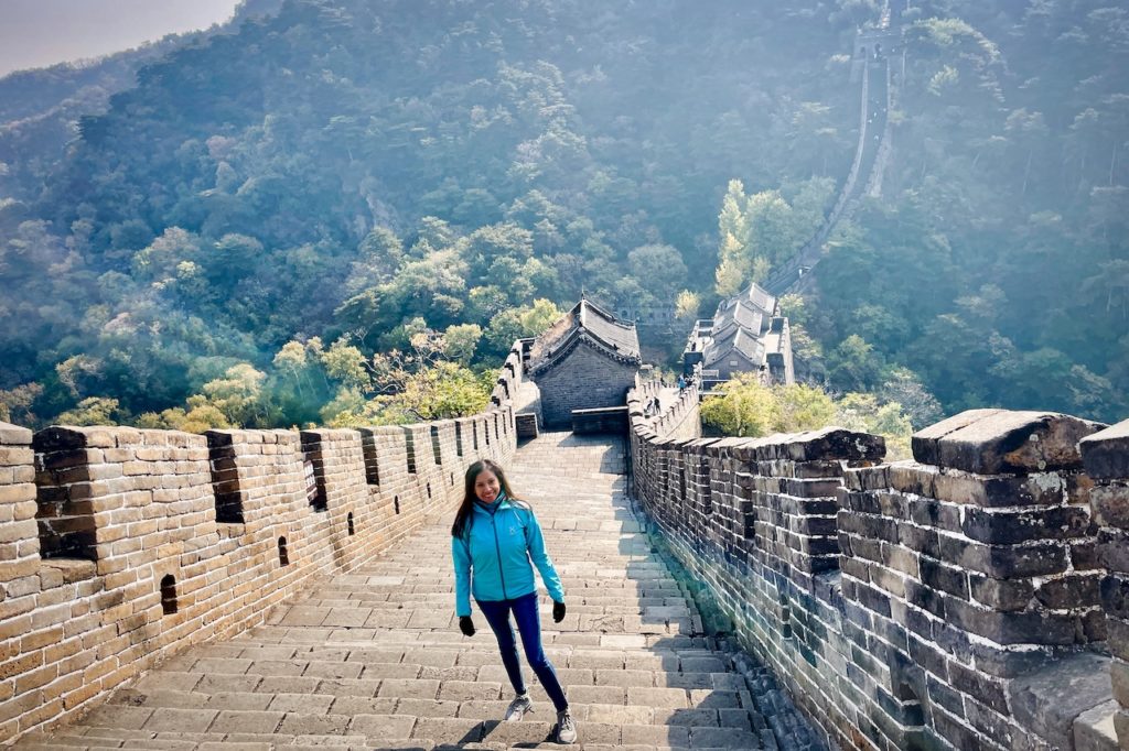 Kia on her solo trip to China