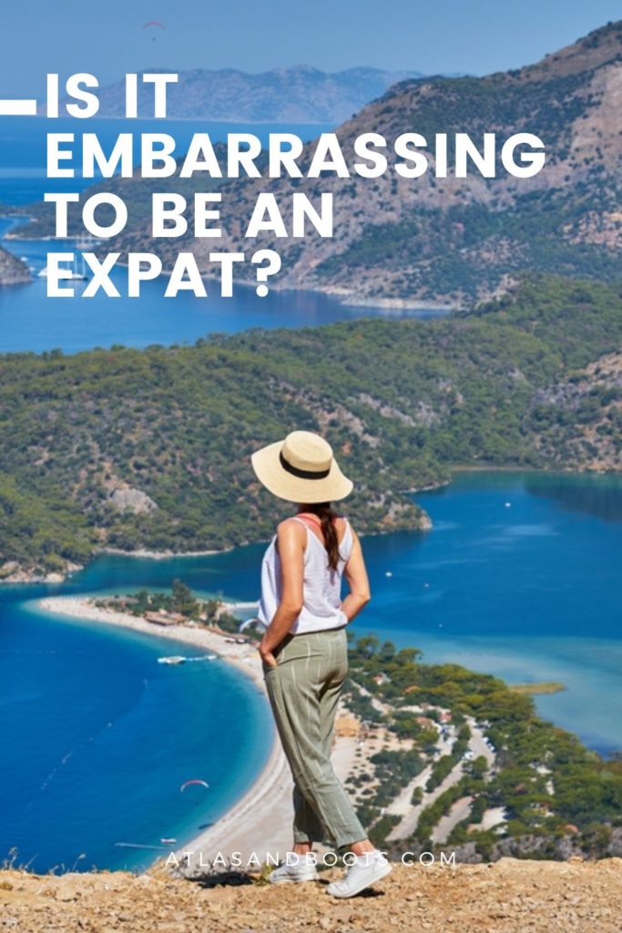 Is it embarrassing to be an expat pinterest pin